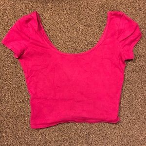 🎈SALE: 3 for $20🎈Kirra Hot Pink Crop Top (M)